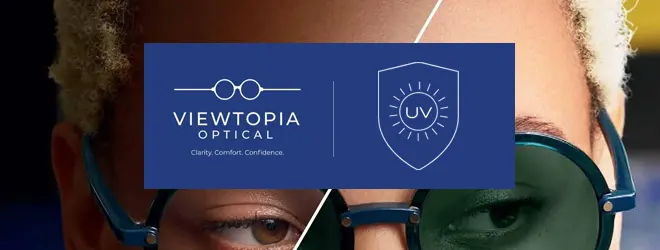 Blocks 100% UVA and UVB Rays